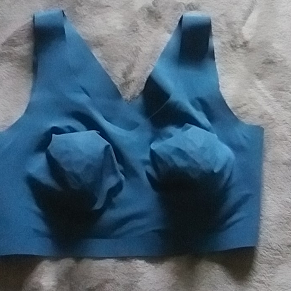 XL Evelyn & Bobbie lounge bra blue